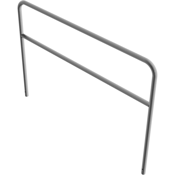 Hoop of steel tube |  48 x 2,5 mm | with cross bar | for casting in concrete | total width 2000 mm | total height 1400 mm | hot-dip galvanized